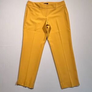 Talbots Signature Dress Pants Trousers Yellow Career Business Women's 14 NWT